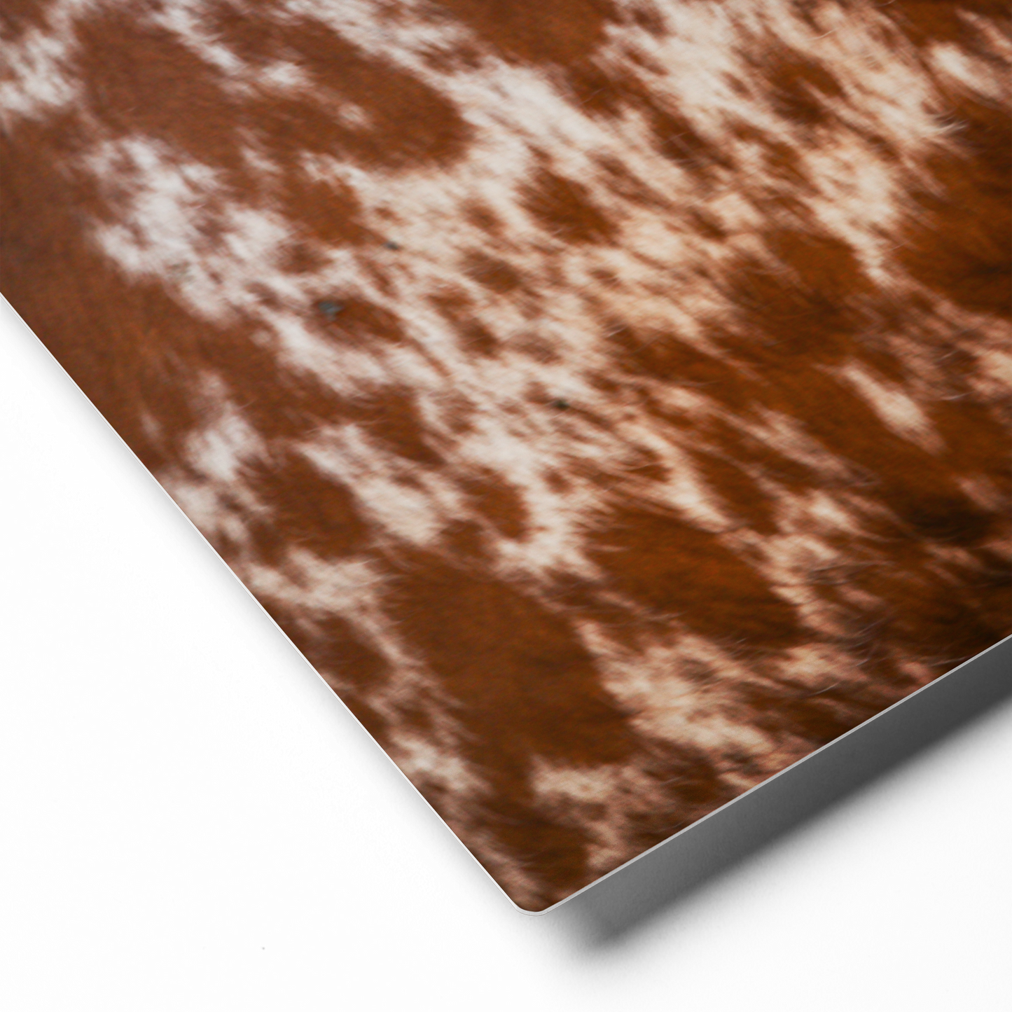 Red and White Cowhide Rustic Western Canvas Wall Art Farmhouse Decor