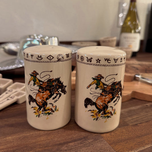 The Bronc Salt & Pepper Shakers