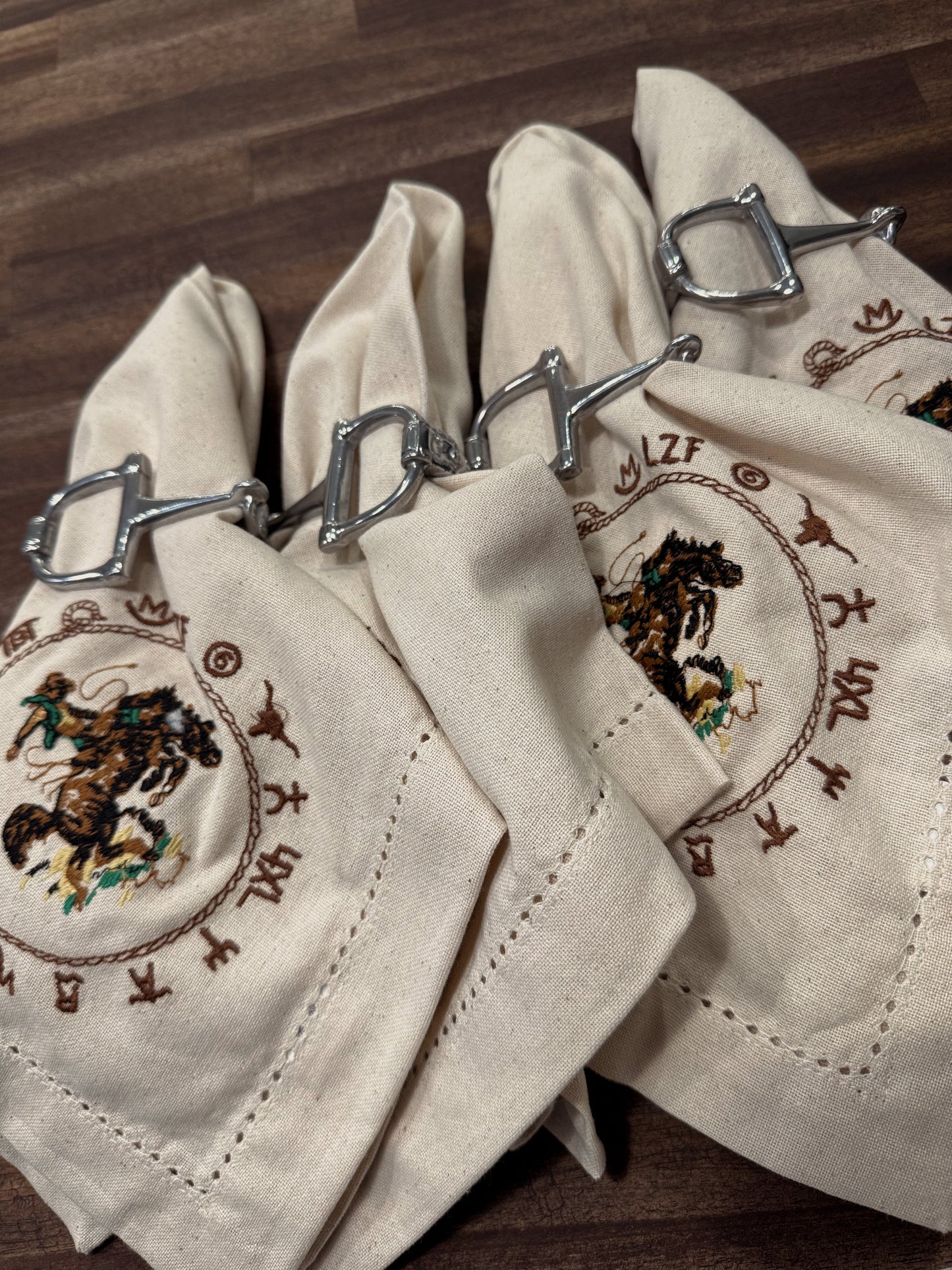 The Horse Bit Napkin Ring Set