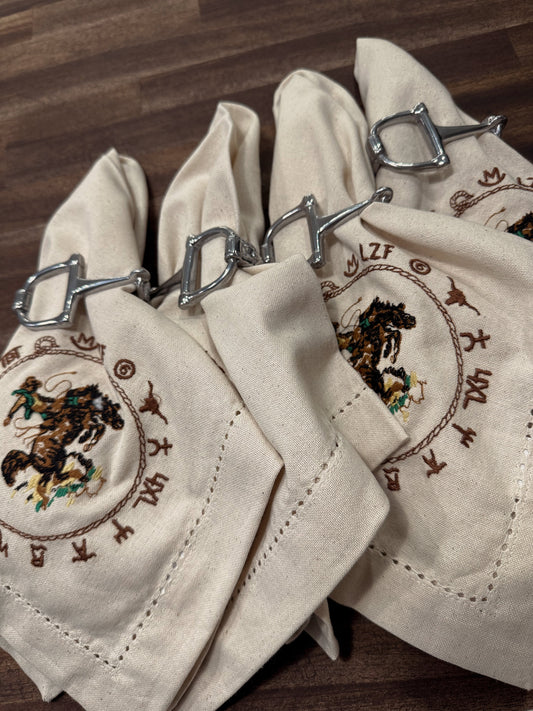 The Horse Bit Napkin Ring Set