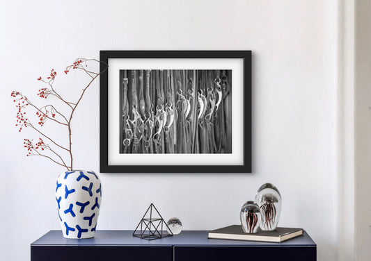 Western Horse Bits Framed Print with 2" Mat