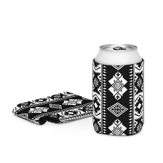 Black & White Aztec Coozie