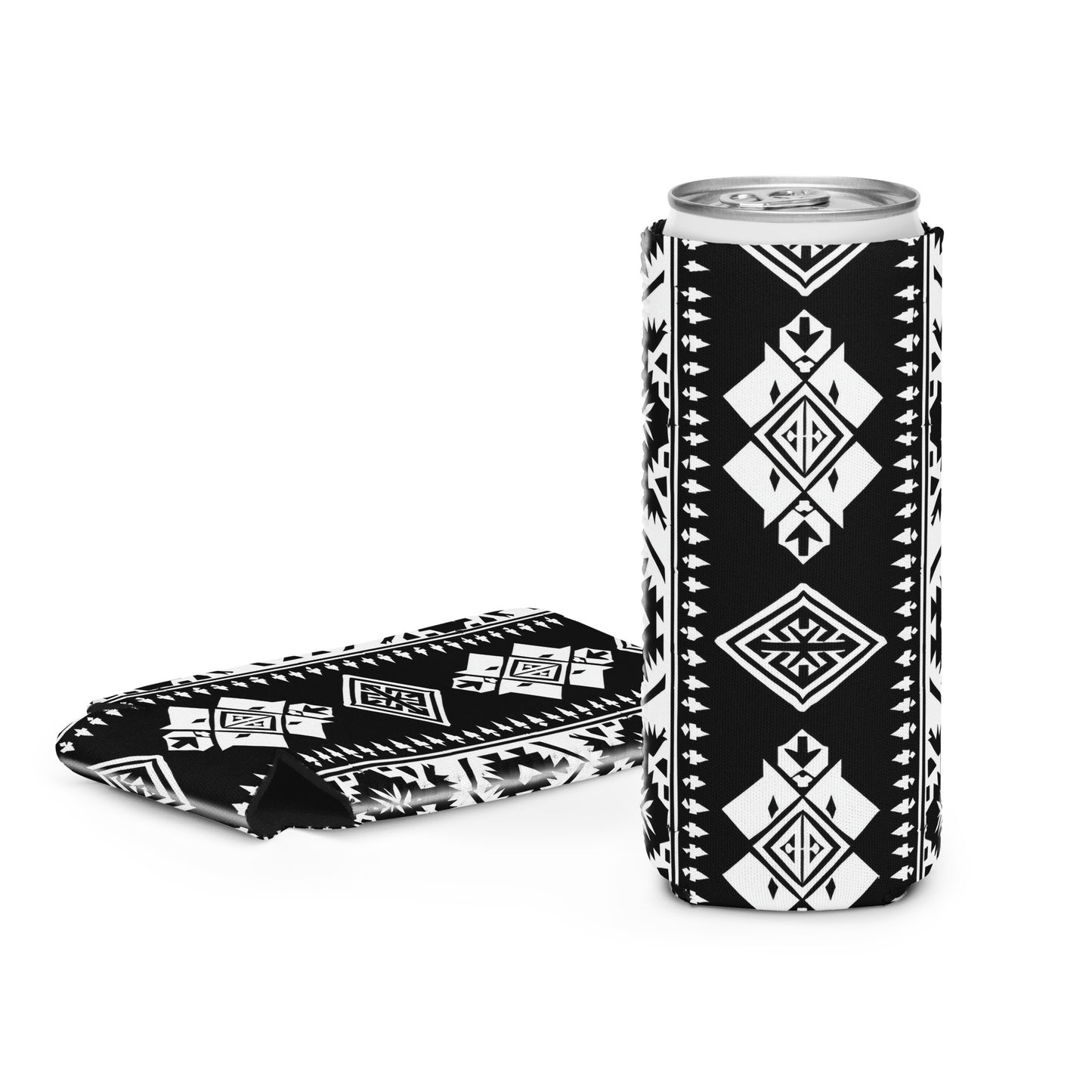 Black & White Aztec Coozie
