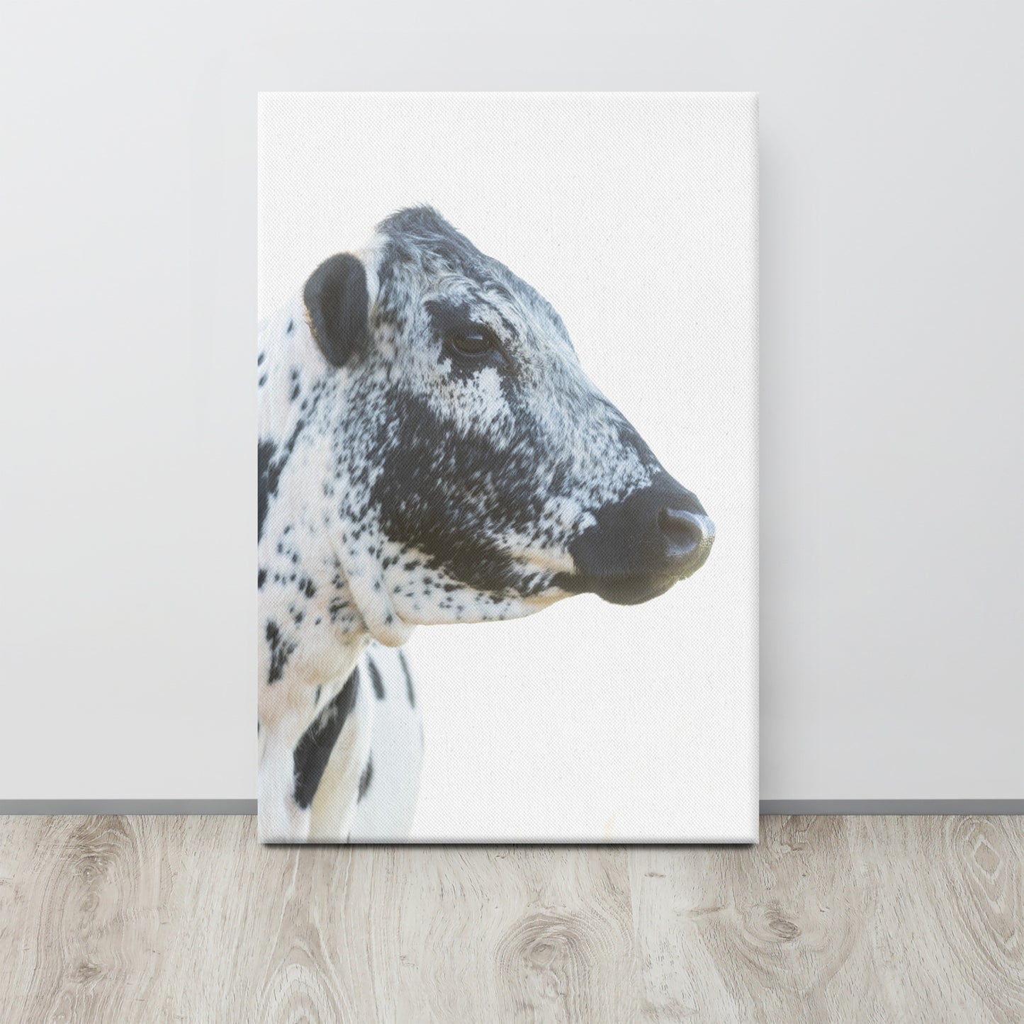 Black and White Cow Original Western Photography Wall Art