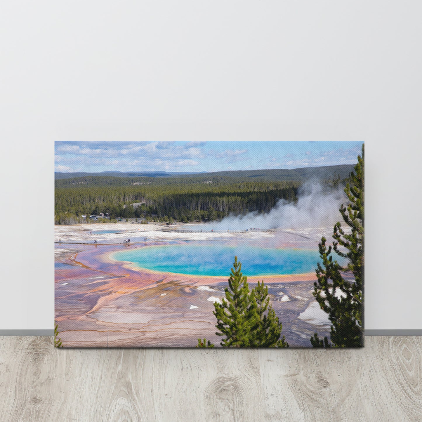 Grand Prismatic Spring Original Photography Wall Art Mounted Prints, Canvas Prints