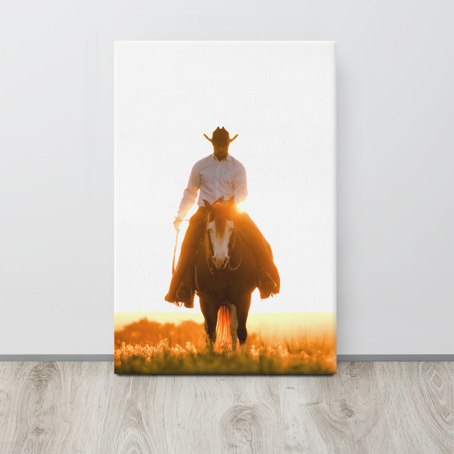 Sunset Cowboy | Western Home Decor | Equestrian Wall Art