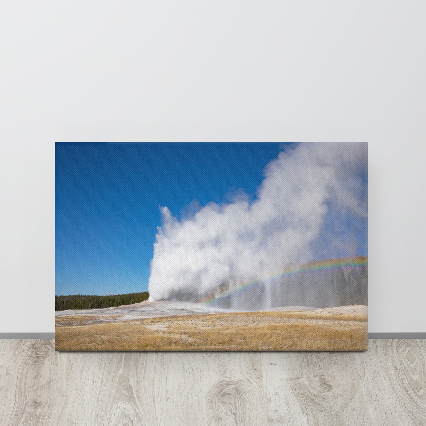 Old Faithful Geyser | Yellowstone National Park | AirBnB Decor, Canvas Wall Art