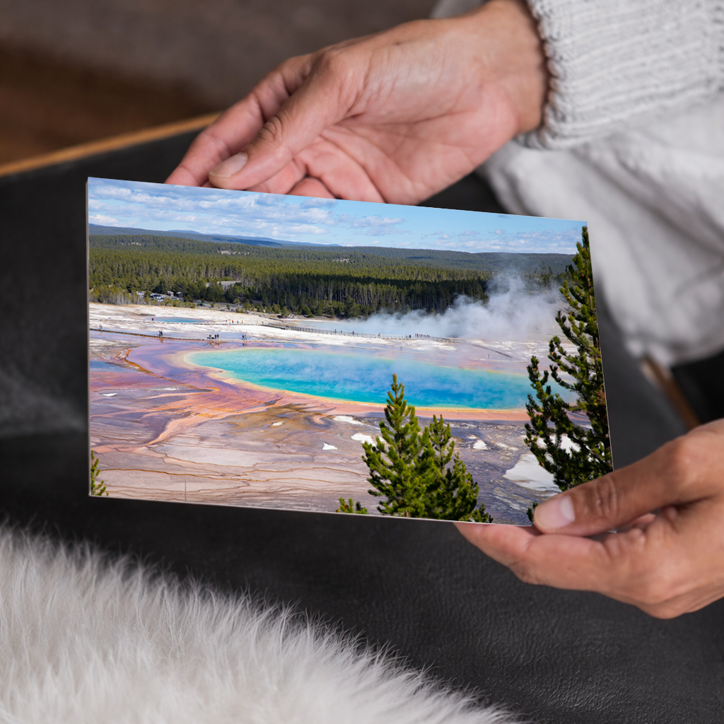 Grand Prismatic Spring Original Photography Wall Art Mounted Prints, Canvas Prints