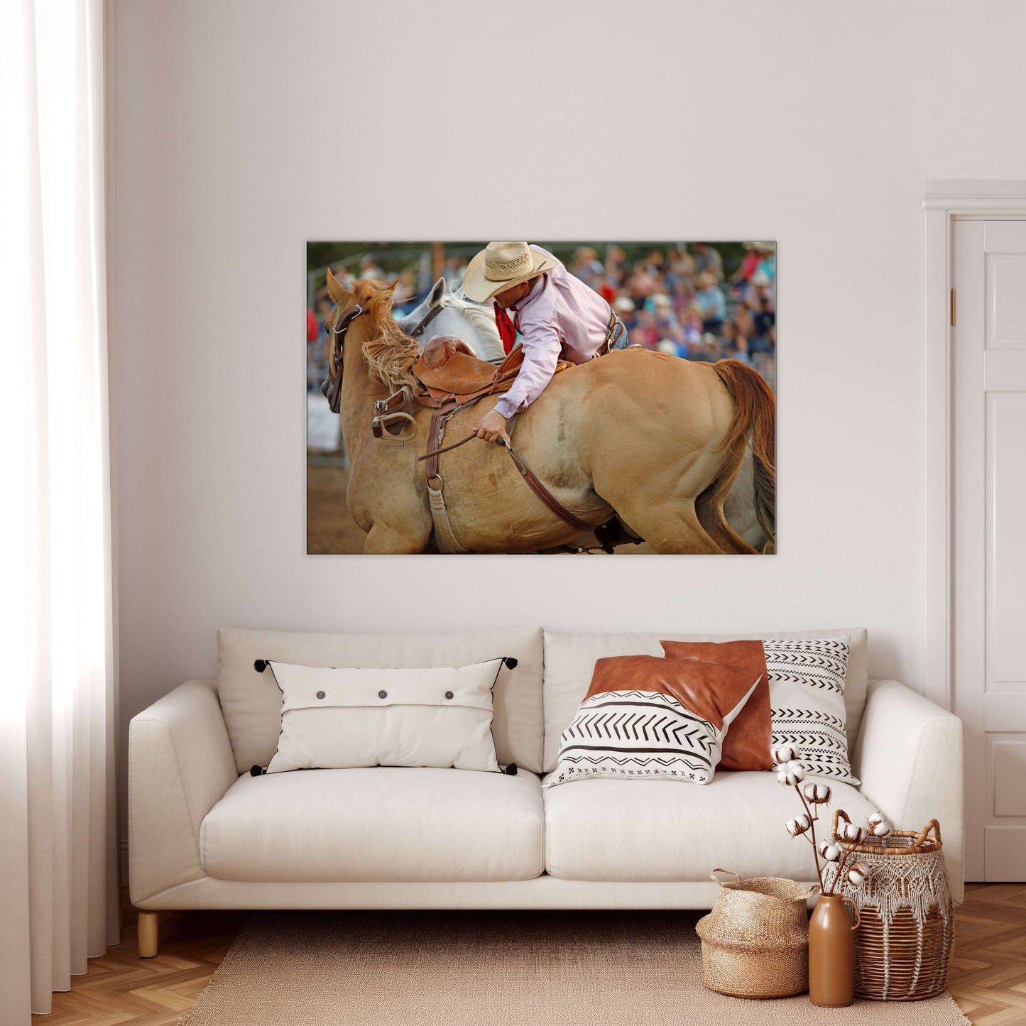 Job Hazards | Rodeo Pickup Man, Western Wall Art, Original Photography