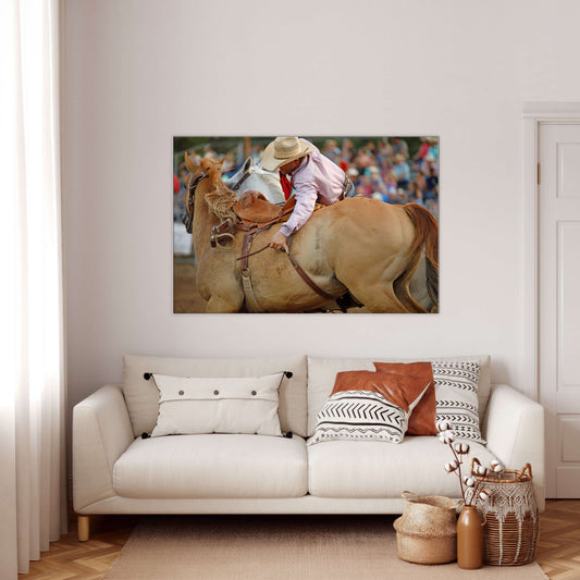 Job Hazards | Rodeo Pickup Man, Western Wall Art, Original Photography