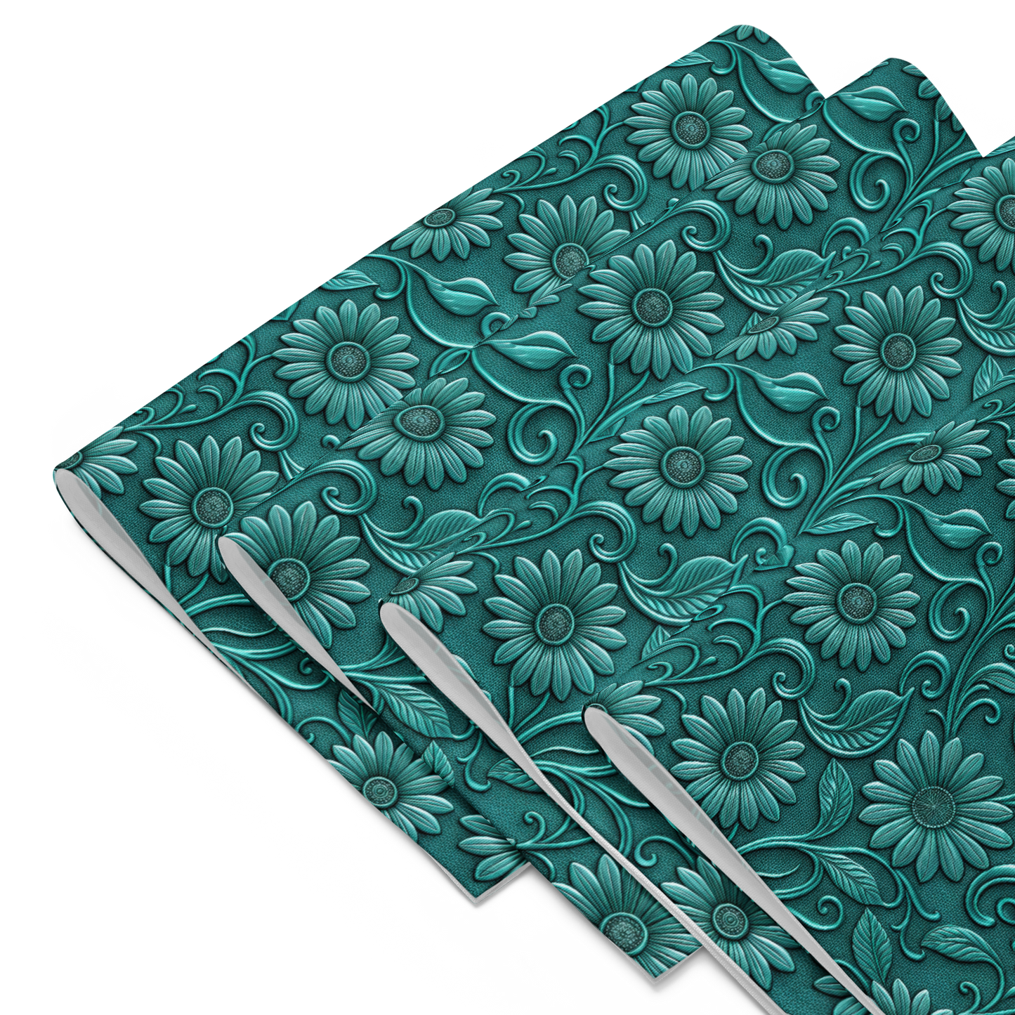 Turquoise Western Floral Placemats