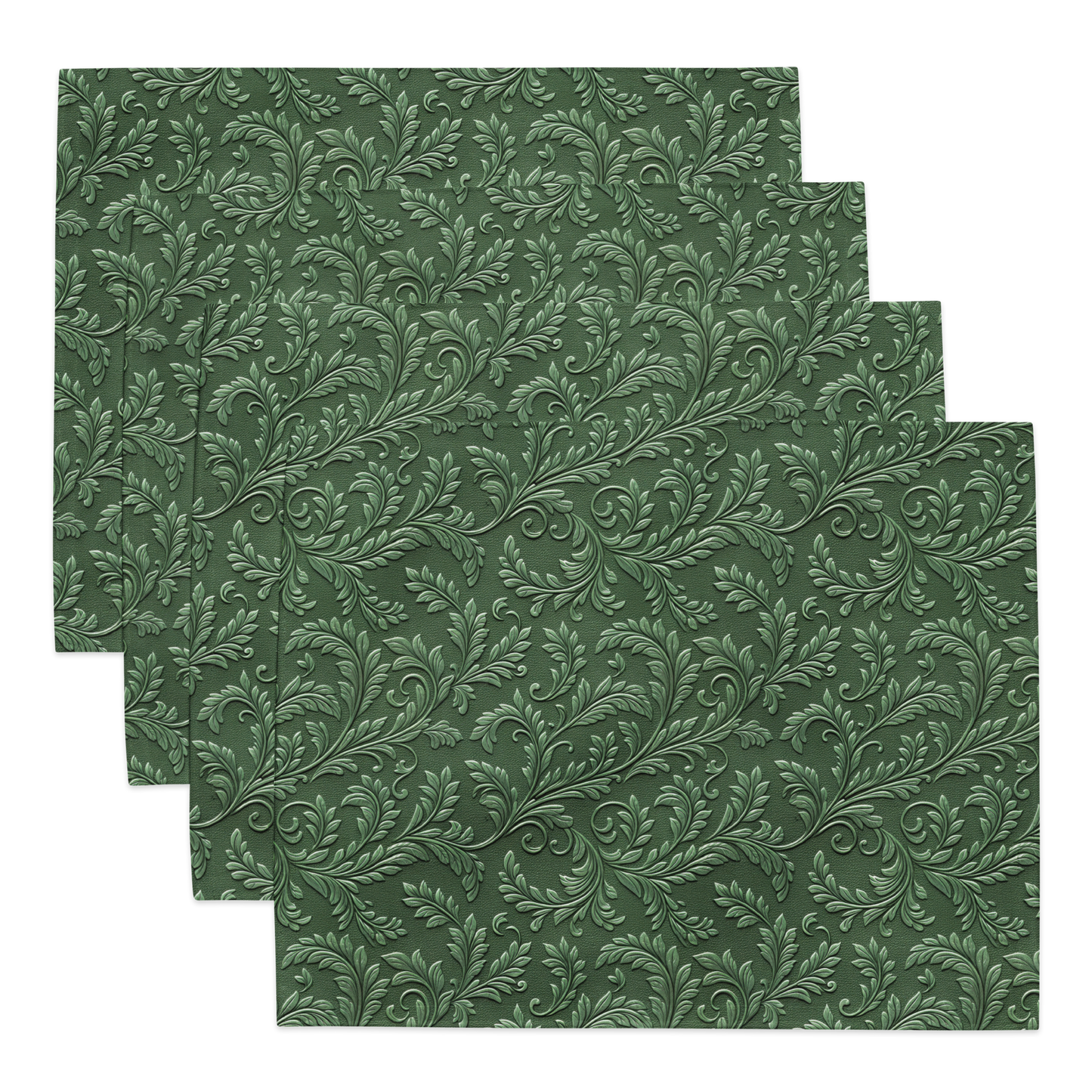 Green Western Floral Placemats