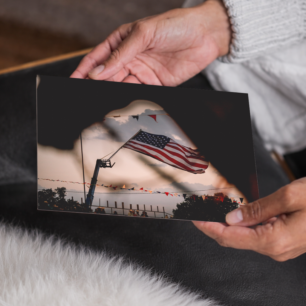 Red, White and Blue Cowboy Style | Americana Rodeo Western Wall Art