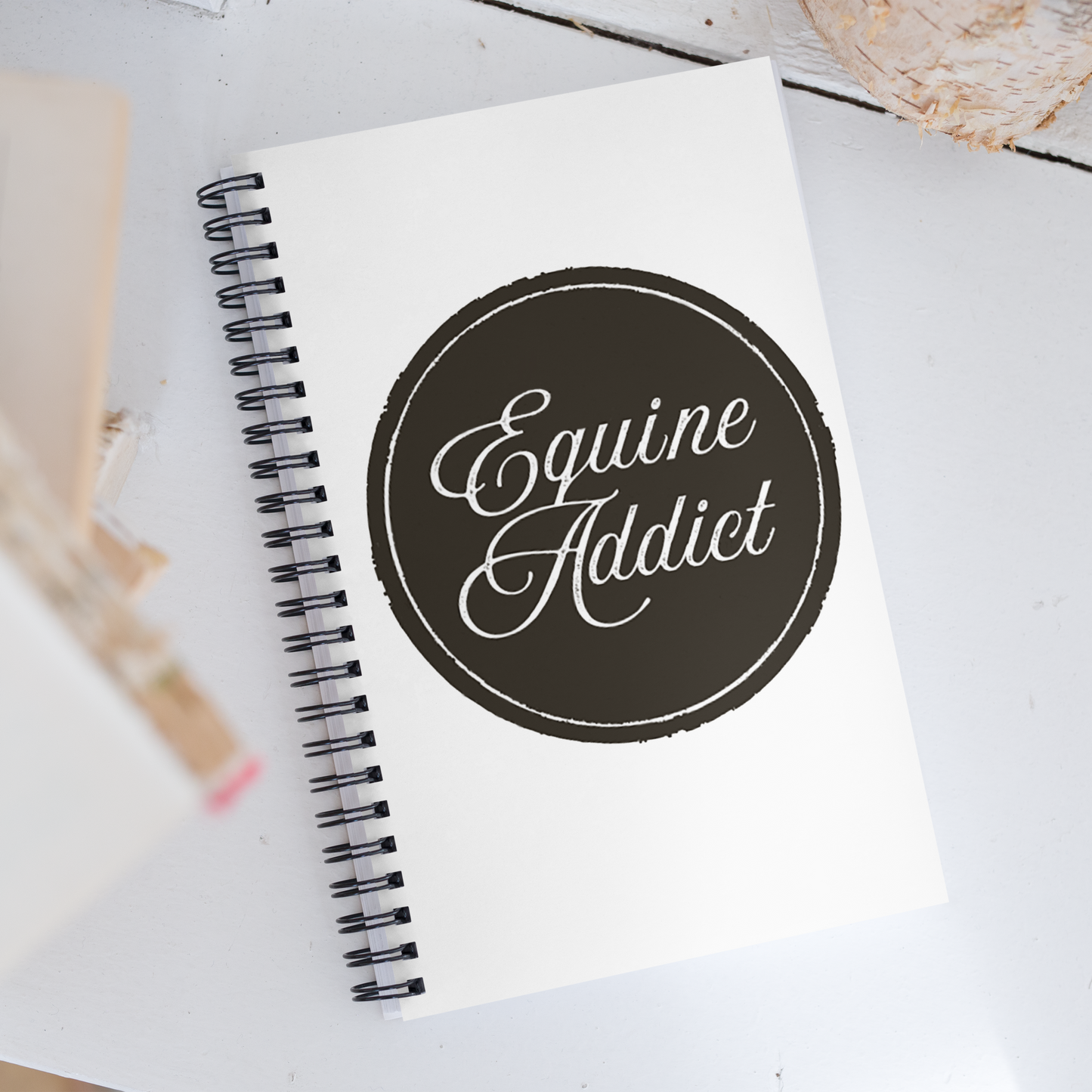 Equine Addict Spiral Notebook | Horse Lovers Journal, Notepad