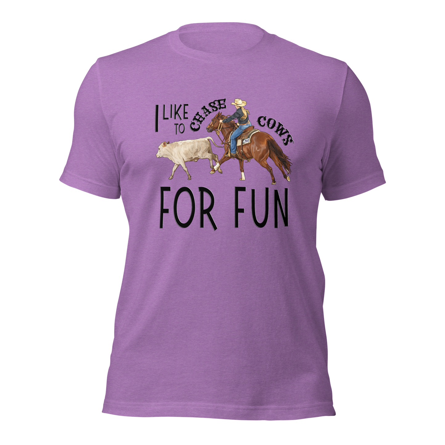 I Like to Chase Cows For Fun Tee