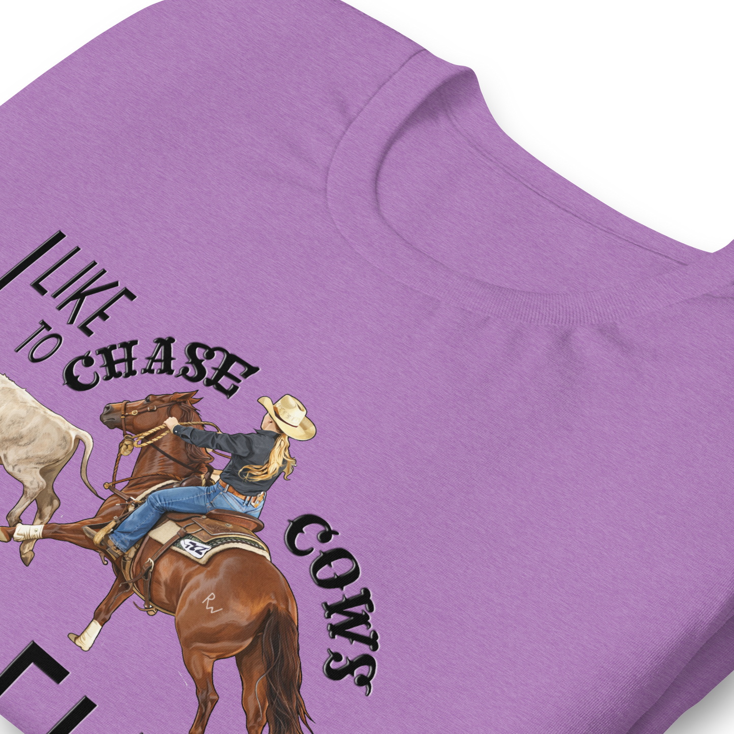 I Like to Chase Cows For Fun Tee