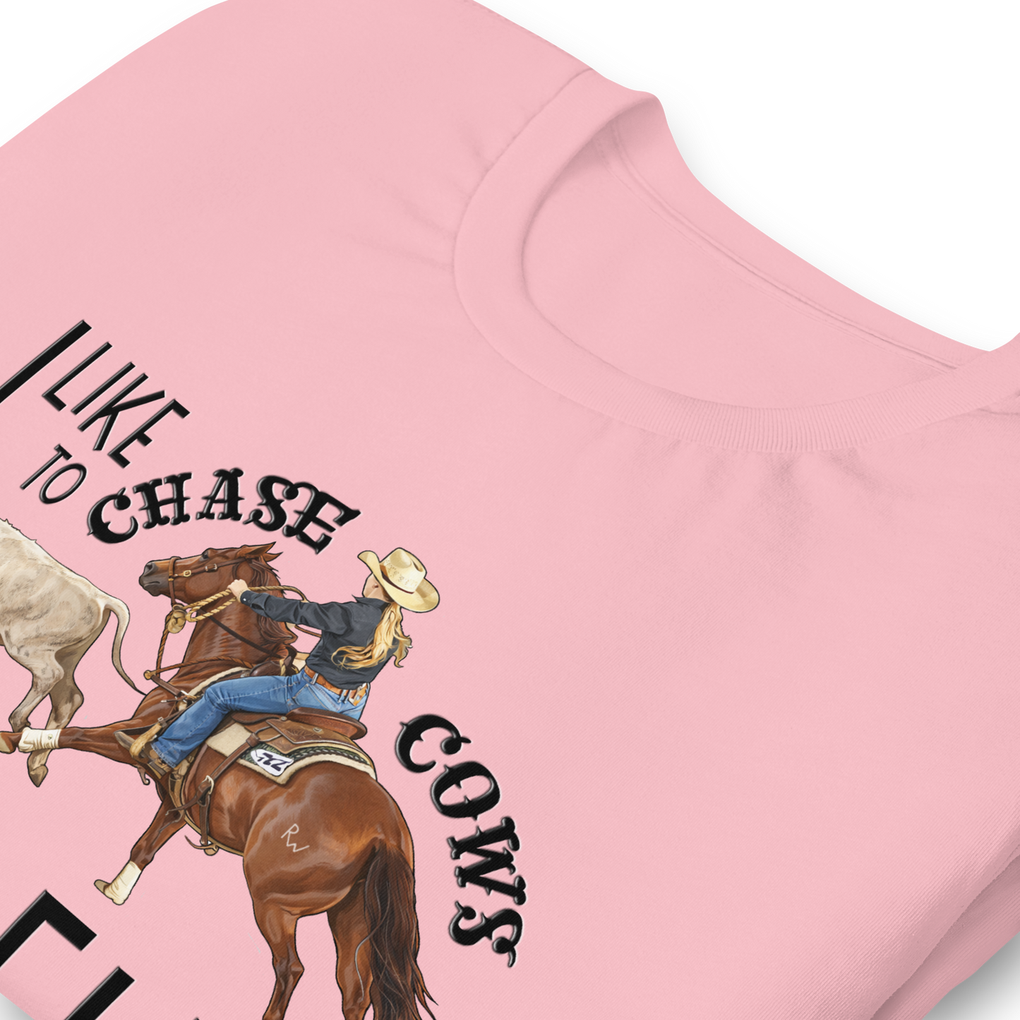 I Like to Chase Cows For Fun Tee